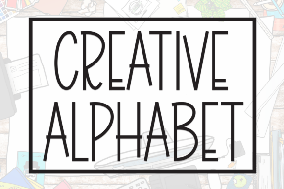 Creative Alphabet: A Handwritten Font for Modern Design