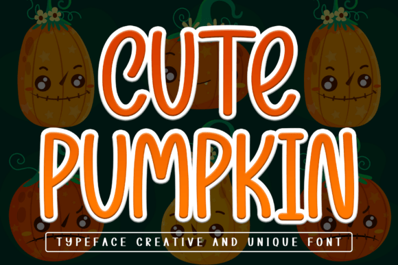 Cute Pumpkin Font: Infusing Halloween Charm into Your Designs