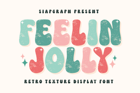 Feelin Jolly: The Vintage Display Font for Festive Design