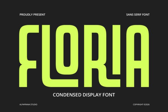 Floria: The Modern Display Font for Impactful Branding