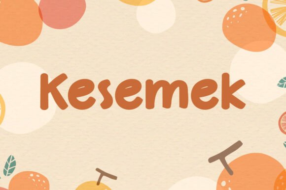 Kesemek: A Bold and Refreshing Font for Modern Design