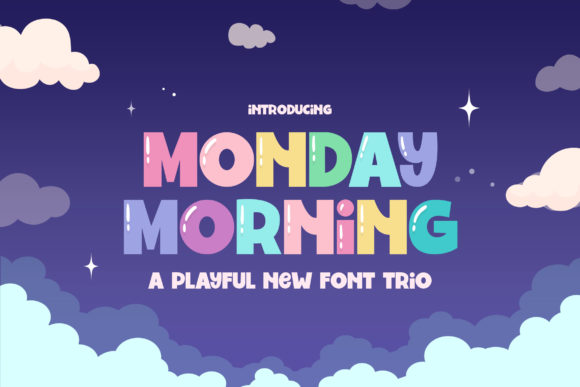 Monday Morning: A Playful Font for Vibrant Design