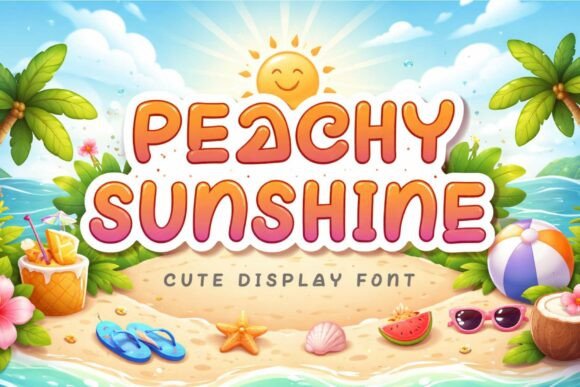 Peachy Sunshine: A Font for Joyful Design