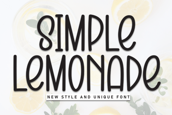 Simple Lemonade: The Friendly Font for Modern Design