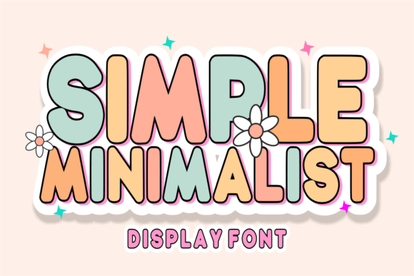 Simple Minimalist: Modern Display Font