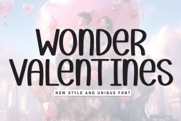 Wonder Valentines: A Font for Whimsical Branding